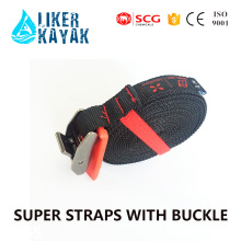 2016 Newest Style Popular 450lbs Straps 2.8m*2.5cm for Kayak Trolley